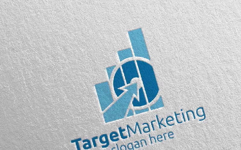 Target Marketing Financial Advisor Design 47 Logo Template