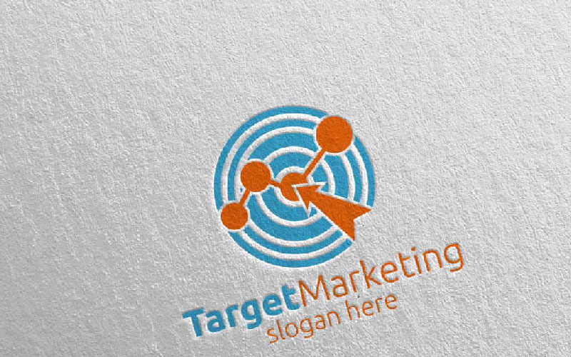 Target Marketing Finanzberater Design 50 Logo-Vorlage