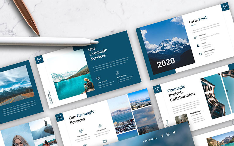 Cromagic Photography Portfolio Business Keynote Template