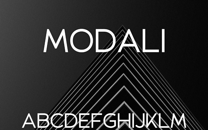 Download Шрифт "Modali Font" / Modali Font - Шрифт на тему графика font logo business presentation modern clean