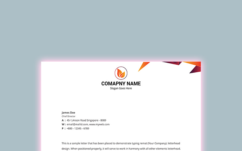 Download Фирменный стиль "Modern Letterhead Professional Brand - Corporate Identity Template" / Modern Letterhead Professional Brand - Corporate Identity Template - Фирменный стиль на тему графика modern letterhead template clean cleanletterhead professional brandidentity businessletterhead identity corporateidentity