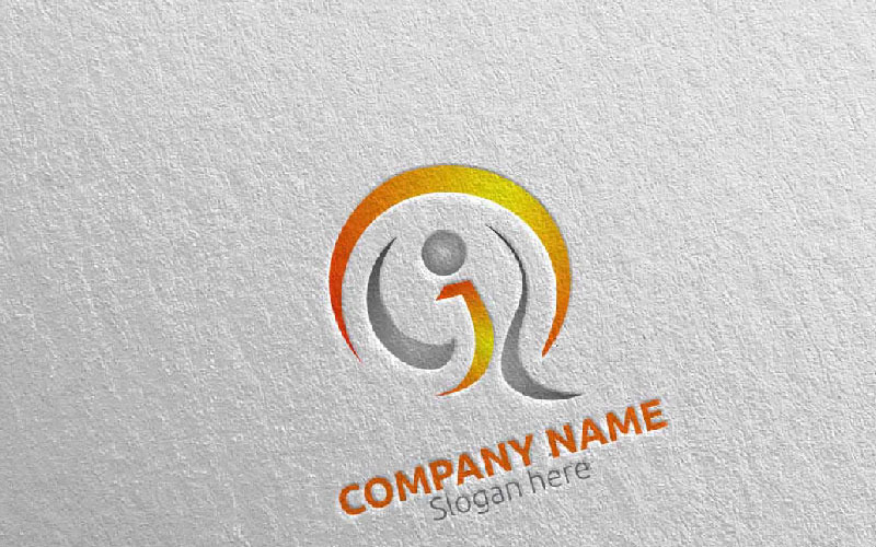 Download Шаблон логотипа "Letter I Design 34 Logo Template" / Letter I Design 34 Logo Template - Шаблон логотипа на тему графика letter i initial logo logotype digital media modern web design website app pixel photography internet data technology agency studio icon