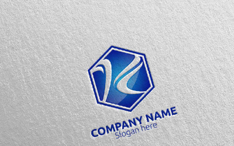 Download Шаблон логотипа "Letter K Design 33 Logo Template" / Letter K Design 33 Logo Template - Шаблон логотипа на тему графика letter k initial logo logotype digital media modern web design website app pixel photography internet data technology agency studio icon