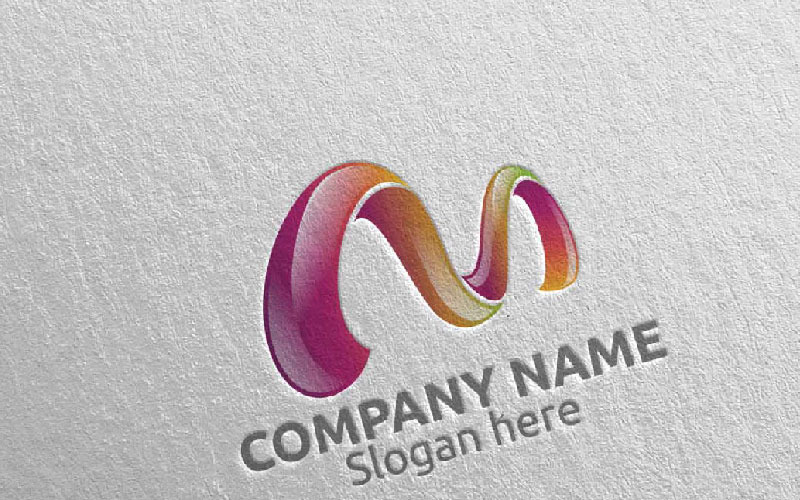 Letter M Design 27 Logo Template
