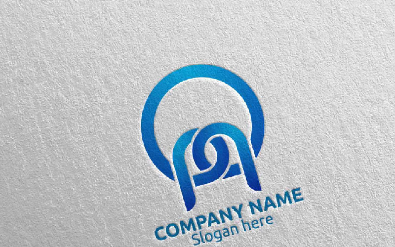 Download Шаблон логотипа "Letter P Design 16 Logo Template" / Letter P Design 16 Logo Template - Шаблон логотипа на тему графика letter p initial logo logotype digital media modern web design website app pixel photography internet data technology agency studio icon