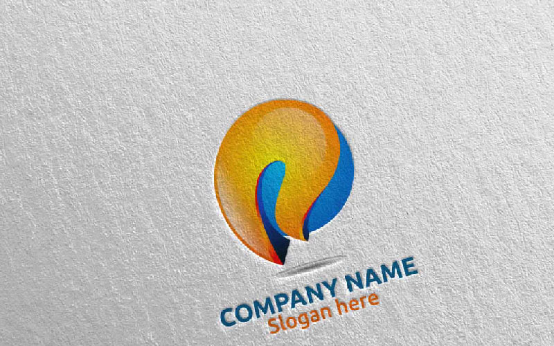 Download Шаблон логотипа "Letter P Design 23 Logo Template" / Letter P Design 23 Logo Template - Шаблон логотипа на тему графика letter p initial logo logotype digital media modern web design website app pixel photography internet data technology agency studio icon