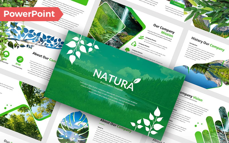 Natura PowerPoint-Vorlage