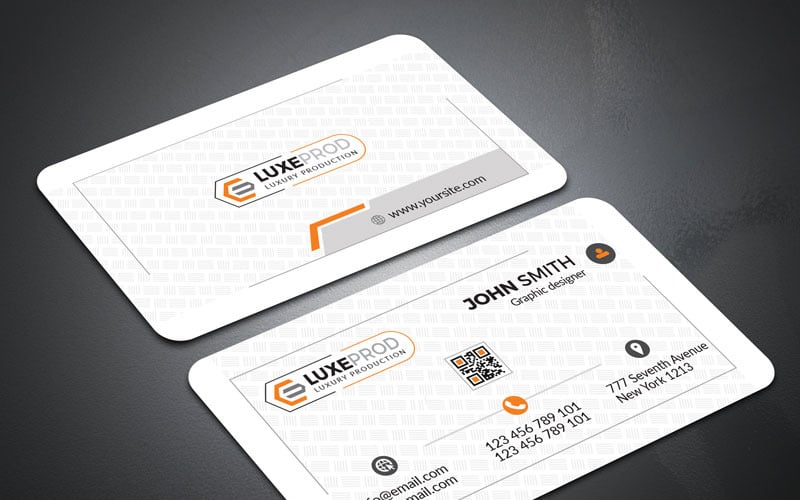 New modern business card - Corporate Identity Template
