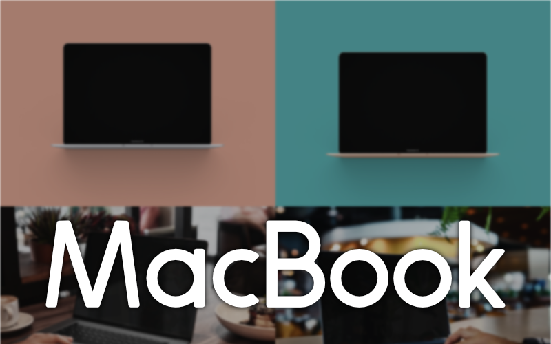 Пакет макетів продуктів MacBook