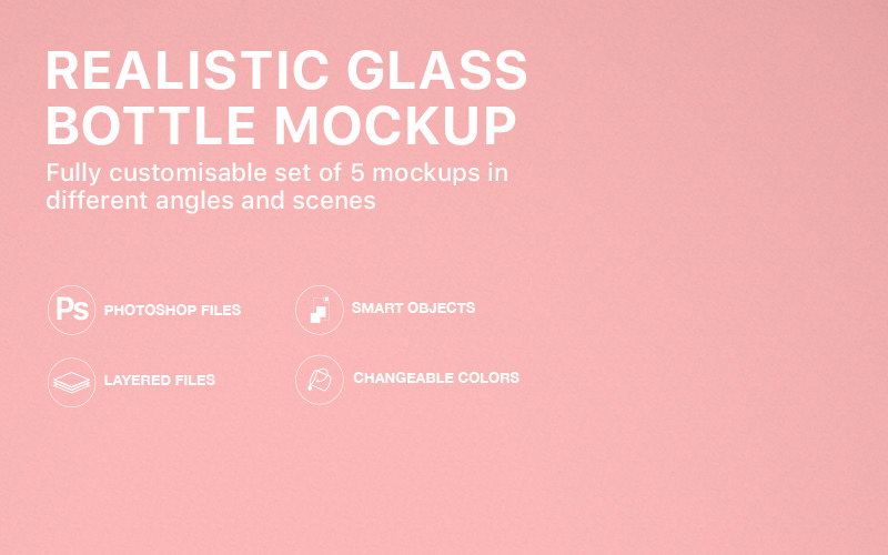 Download Мокап для продукта "Realistic Glass Bottle product mockup" / Realistic Glass Bottle product mockup - Мокап для продукта на тему графика bottle bottles coffee custom customisable design glass gym juice liquid milk milkshake mock-up mockup packaging plastic print printable printing shake