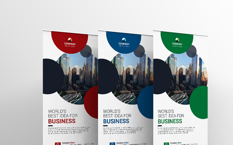 Download Фирменный стиль "Roll Up Banner - Corporate Identity Template" / Roll Up Banner - Corporate Identity Template - Фирменный стиль на тему графика art artistic blue building business rollup colorful corporate corporet creative graphics green hi-quality id kit internet logo modern multimedia official