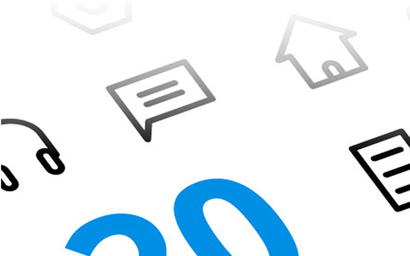 Download Набор иконок "User Interface Icon Set" / User Interface Icon Set - Набор иконок на тему графика icon user business interface web design internet mobile technology modern ui app outline flat website abstract computer notification elements ux