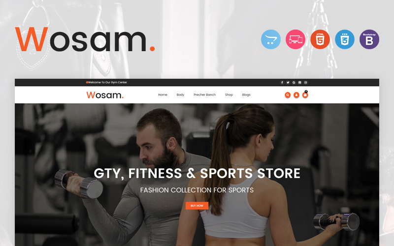 Wosam OpenCart Template