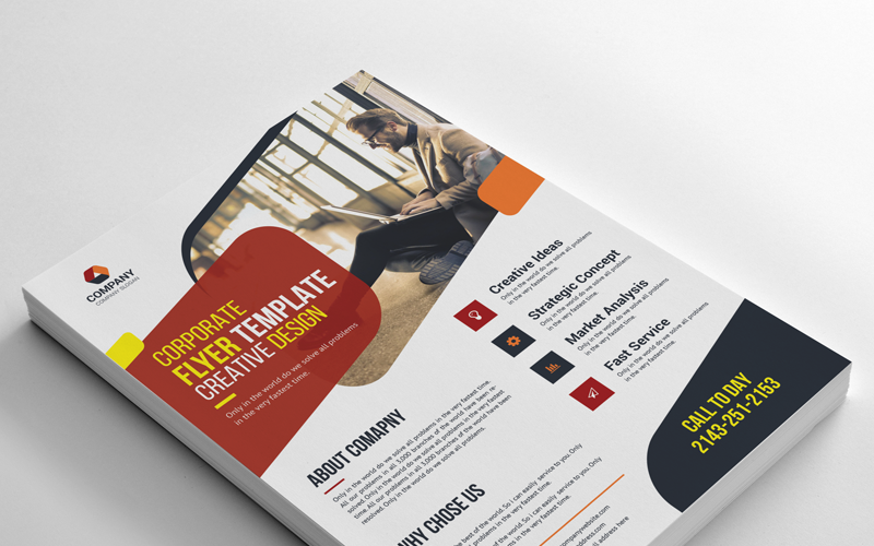 Download Фирменный стиль "Business Flyer - Corporate Identity Template" / Business Flyer - Corporate Identity Template - Фирменный стиль на тему графика psd flyer corporate liflet computer internet stationery poster id kit blue hi-quality official sample business logo professional modern art standard