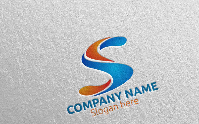 Letter S Design 58 Logo Template