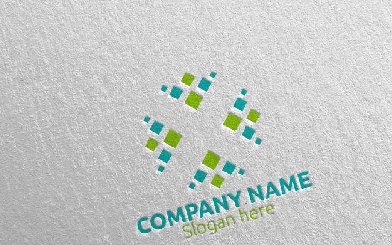 Download Шаблон логотипа "Letter X Design 49 Logo Template" / Letter X Design 49 Logo Template - Шаблон логотипа на тему графика letter x initial logo logotype digital media modern web design website app pixel photography internet data technology agency studio icon
