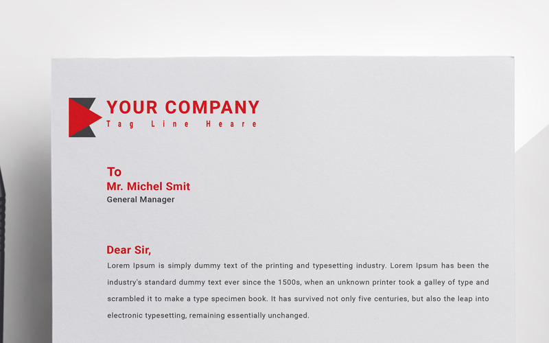 Download Фирменный стиль "Letterhead Design - Corporate Identity Template" / Letterhead Design - Corporate Identity Template - Фирменный стиль на тему графика a4 blue letterhead brand branding business clean corporate identity creative dark design docx templateundefined