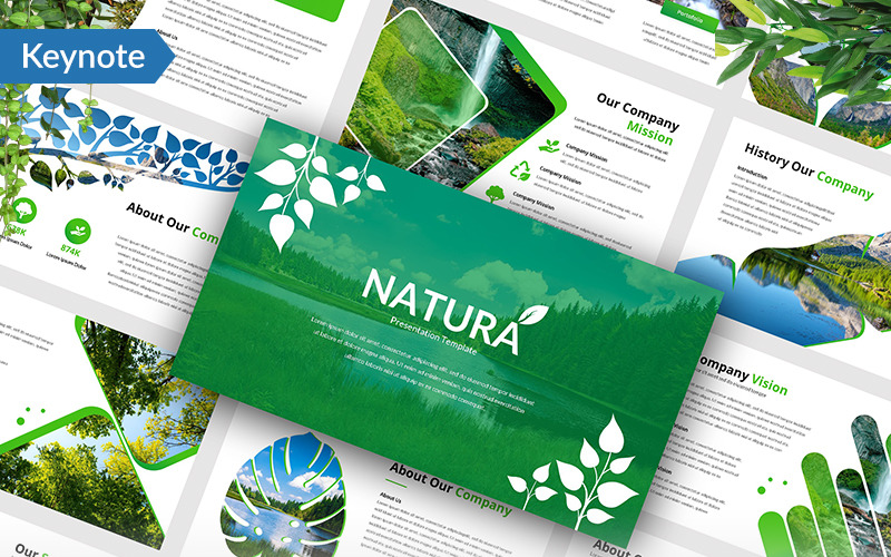 Natura - Keynote template #97600 - TemplateMonster