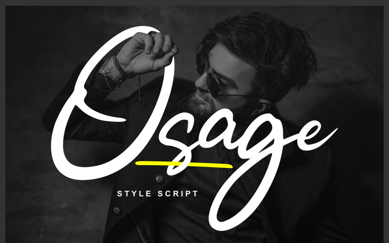 Osage | Stil Kursivschrift