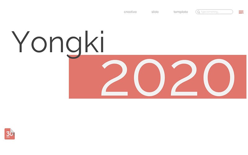 Yongki - Keynote-sjabloon