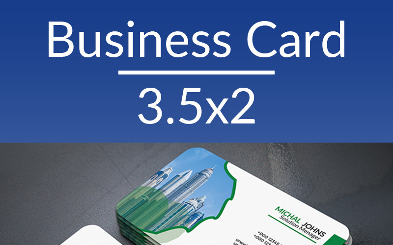 Curvy Business Card - Corporate Identity Template