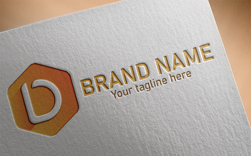 Download Шаблон логотипа "D Letter Design Logo Template" / D Letter Design Logo Template - Шаблон логотипа на тему графика creative modern professional unique minimal 3d letter d logo design company brand business flat minimalist