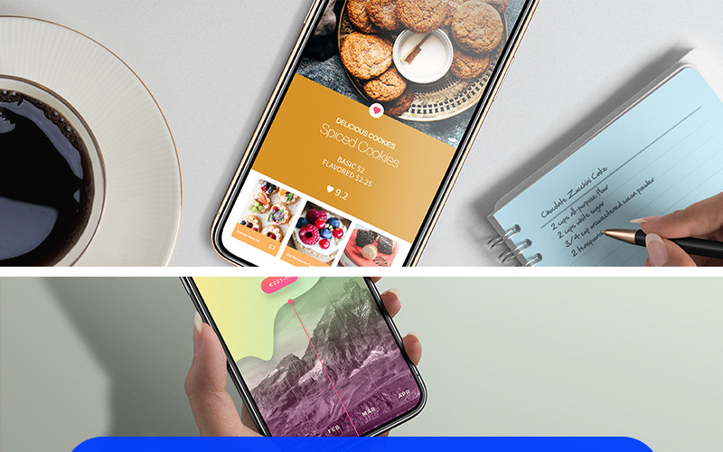 Download Мокап для продукта "iPhone 11 Pro Display - Pack of 71 product mockup" / iPhone 11 Pro Display - Pack of 71 product mockup - Мокап для продукта на тему графика 3d games advertise advertising apps branding closeup display iphone 11 pro mockup mobile presentation realistic showcase templates ui design ux