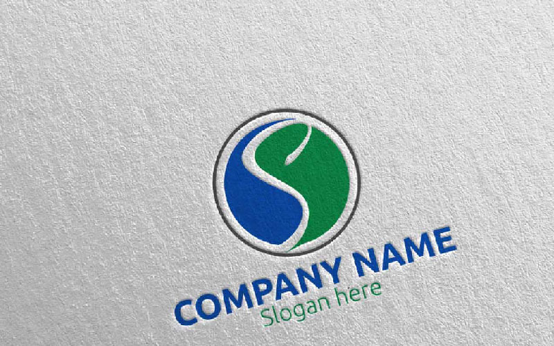 Download Шаблон логотипа "Letter S Design 82 Logo Template" / Letter S Design 82 Logo Template - Шаблон логотипа на тему графика letter s initial logo logotype digital media modern web design website app technology pixel photography internet data marketing agency studio