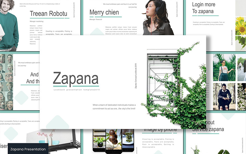 Zapana - Keynote-sjabloon