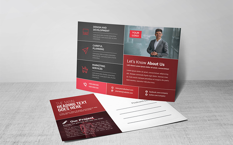 Download Фирменный стиль "Modern Postcard - Corporate Identity Template" / Modern Postcard - Corporate Identity Template - Фирменный стиль на тему графика abstract art artistic black postcard blue building computer corporate graph graphic green hi-quality id kit internet logo modern multimedia official