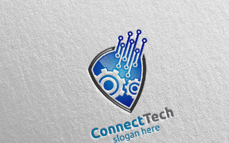 Download Шаблон логотипа "Technology and electronic 2 Logo Template" / Technology and electronic 2 Logo Template - Шаблон логотипа на тему графика logo technology engineering communication energy electronic computer connection circuit tech connect internet power wire network electric it studio web digital