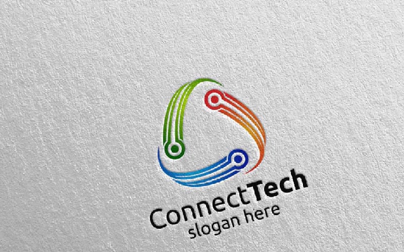 Technology and electronic 4 Logo Template - TemplateMonster