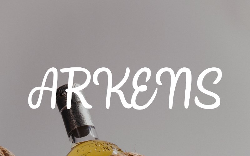 Download Шрифт "Arkens Font" / Arkens Font - Шрифт на тему графика font logo business presentation