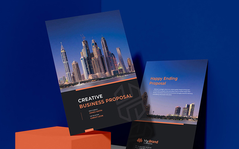 Download Фирменный стиль "Business Proposal - Corporate Identity Template" / Business Proposal - Corporate Identity Template - Фирменный стиль на тему графика a4 agency proposal branding brief brochure design business clean corporate creative egotype identity indesign informational letter light minimalist modern moscovita