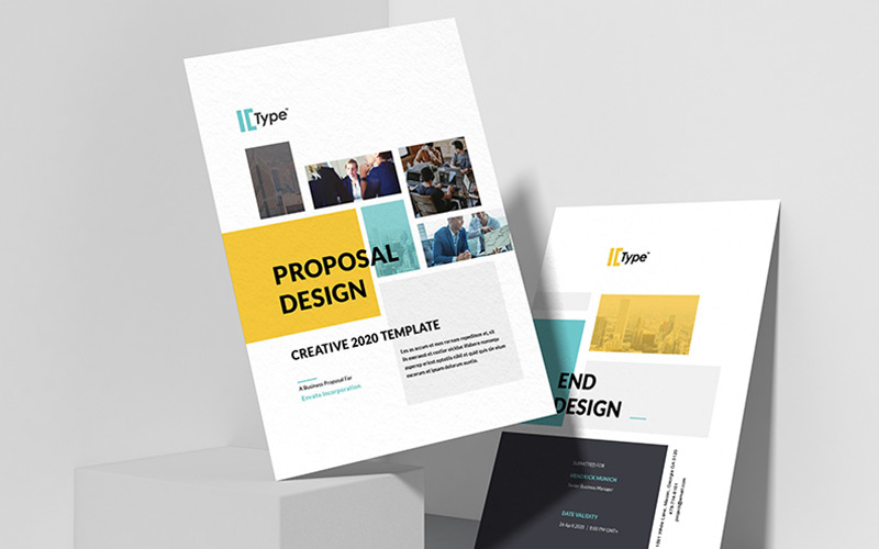 Download Фирменный стиль "Proposal - Corporate Identity Template" / Proposal - Corporate Identity Template - Фирменный стиль на тему графика 