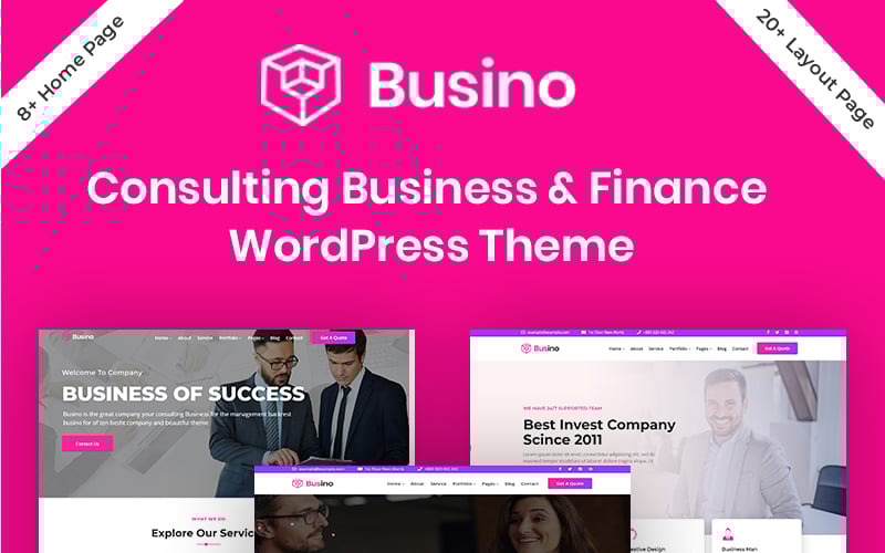 Бизнес-консалтинг и корпоративная тема Elementor WordPress