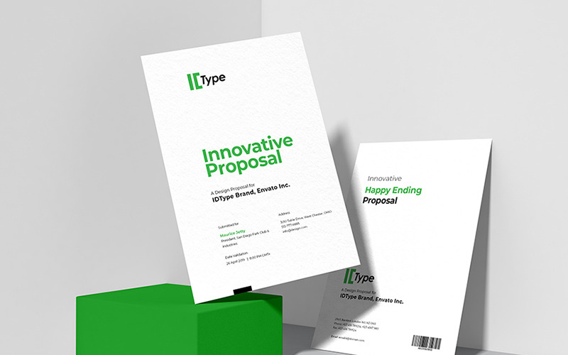 Download Фирменный стиль "Business Proposal - Corporate Identity Template" / Business Proposal - Corporate Identity Template - Фирменный стиль на тему графика a4 agency proposal branding brief brochure design business clean corporate creative egotype identity indesign informational letter light minimalist modern moscovita