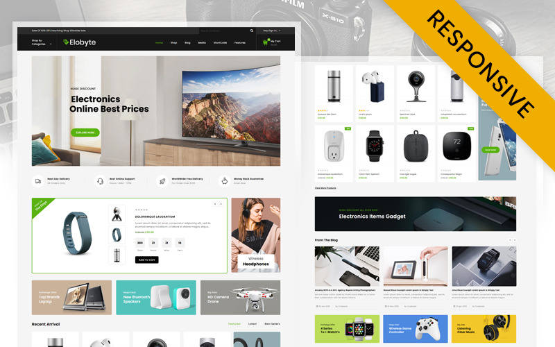 тема магазина электроники woocommerce