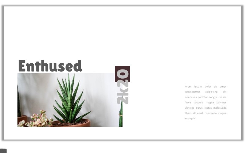 Enthused PowerPoint template