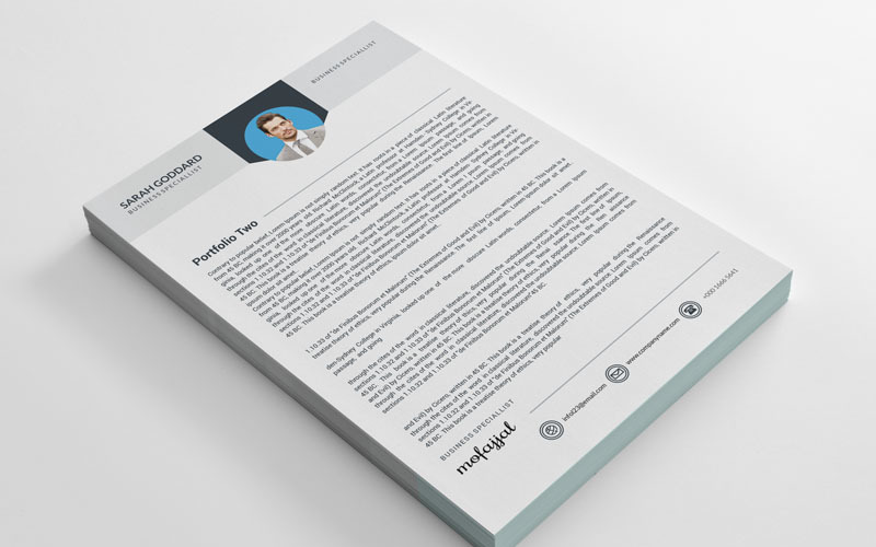 Download Фирменный стиль "Blue Color  Resume - Corporate Identity Template" / Blue Color  Resume - Corporate Identity Template - Фирменный стиль на тему графика creative resume clean booklet curriculum vitae bio-data green gray black multipurpose hi-res hi quality professional business brand corporate cv complete