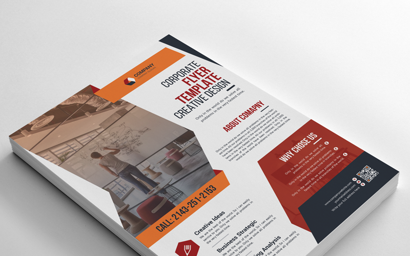 Download Фирменный стиль "Business Flyer - Corporate Identity Template" / Business Flyer - Corporate Identity Template - Фирменный стиль на тему графика psd flyer corporate liflet computer internet stationery poster id kit blue hi-quality official sample business logo professional modern art standard