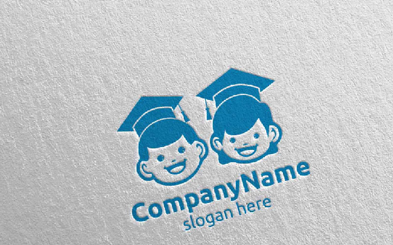 Download Шаблон логотипа "Cute Baby Smile Logo Template" / Cute Baby Smile Logo Template - Шаблон логотипа на тему графика baby babies babyshop child children kids youth shop store toy online blog e-commerce photography camera kid logo fun happy cute