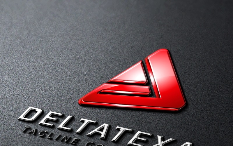 Delta D Letter Logo Vorlage