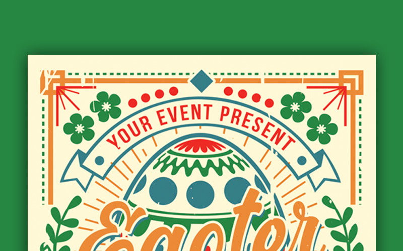 Download Фирменный стиль "Easter Egg Hunt - Corporate Identity Template" / Easter Egg Hunt - Corporate Identity Template - Фирменный стиль на тему графика bunny children christ church church flyer poster colorful cute easter egg event hunt illustration flyer rabbit good friday jesus kids