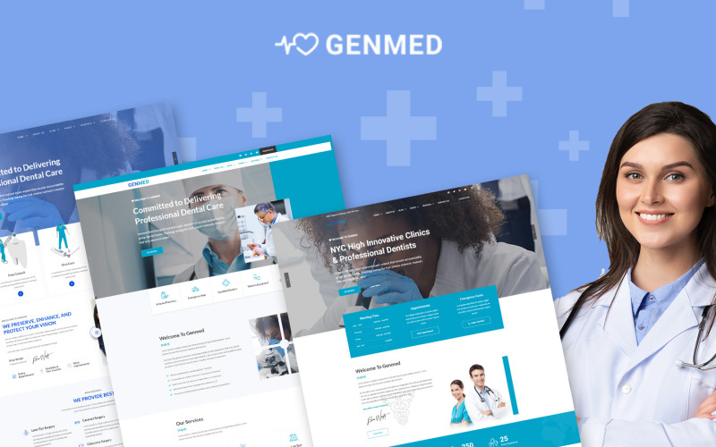 Генмед | Многоцелевая медицинская тема WordPress