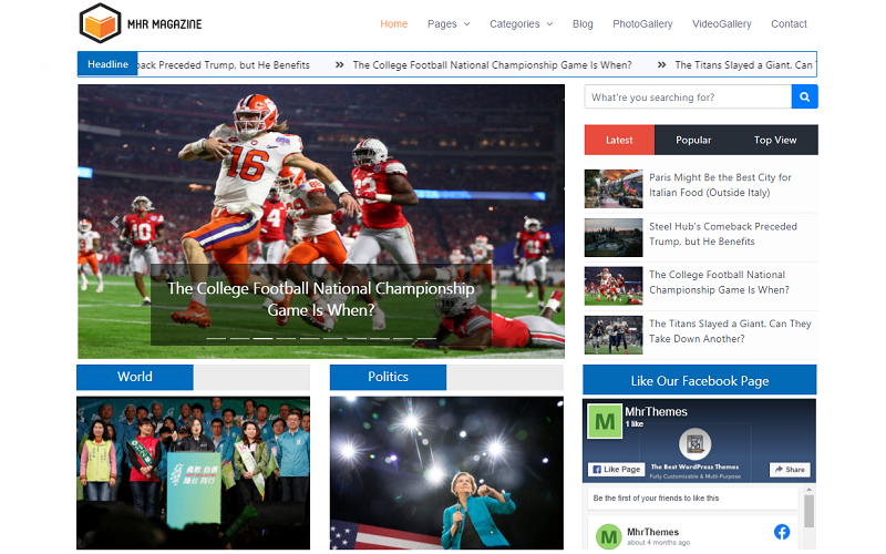 тема журнала wordpress