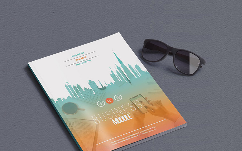 Download Фирменный стиль "Multipurpose Magazine - Corporate Identity Template" / Multipurpose Magazine - Corporate Identity Template - Фирменный стиль на тему графика a4 annual report brand branding business clean company corporate creative design elegant indesign infographics informational letter light magazine minimalist modern