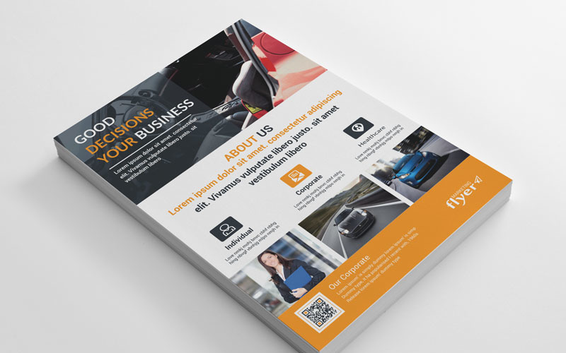 Download Фирменный стиль "Orange Color  Flyer - Corporate Identity Template" / Orange Color  Flyer - Corporate Identity Template - Фирменный стиль на тему графика corporate flyer printing bundle mega postcard bifold brochure trifold giftcard resume presentation folder bifold creative corporate id studio photo multimedia