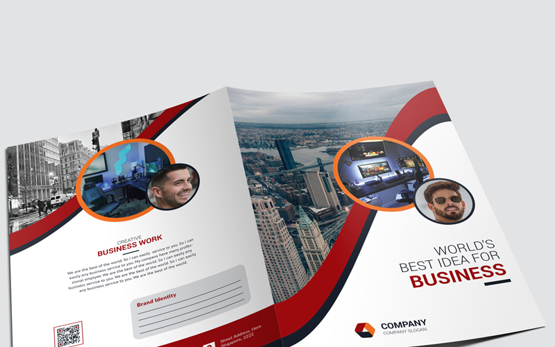 Download Фирменный стиль "Presentation Folder - Corporate Identity Template" / Presentation Folder - Corporate Identity Template - Фирменный стиль на тему графика abstract art artistic blue building computer corporate graph graphic green hi-quality id kit internet logo modern multimedia official photo play