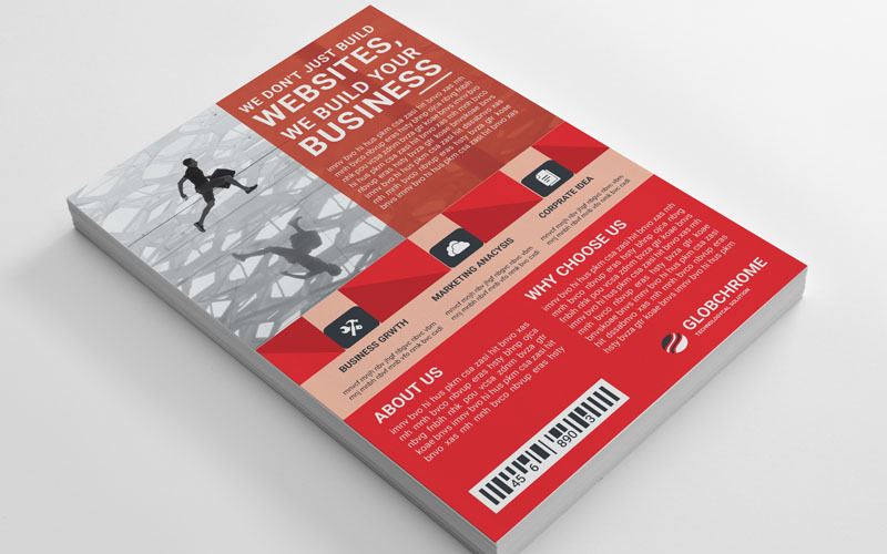 Download Фирменный стиль "Red Color  Flyer - Corporate Identity Template" / Red Color  Flyer - Corporate Identity Template - Фирменный стиль на тему графика corporate flyer printing bundle mega postcard bifold brochure trifold giftcard resume presentation folder bifold creative corporate id studio photo multimedia